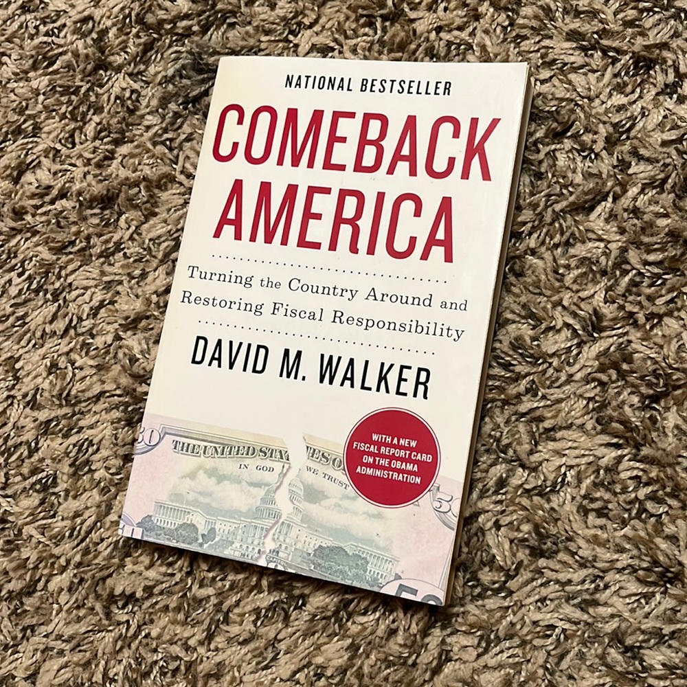 COMEBACK AMERICA BOOK